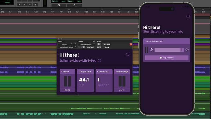 ⚙️ Stream audio from your DAW to your phone There is an app called Mix 2 Mobile and it works great. You can quickly do a phone test and even adjust the mix in real time. Works on both Mac and Windows. Can be really helpful. @natemixing