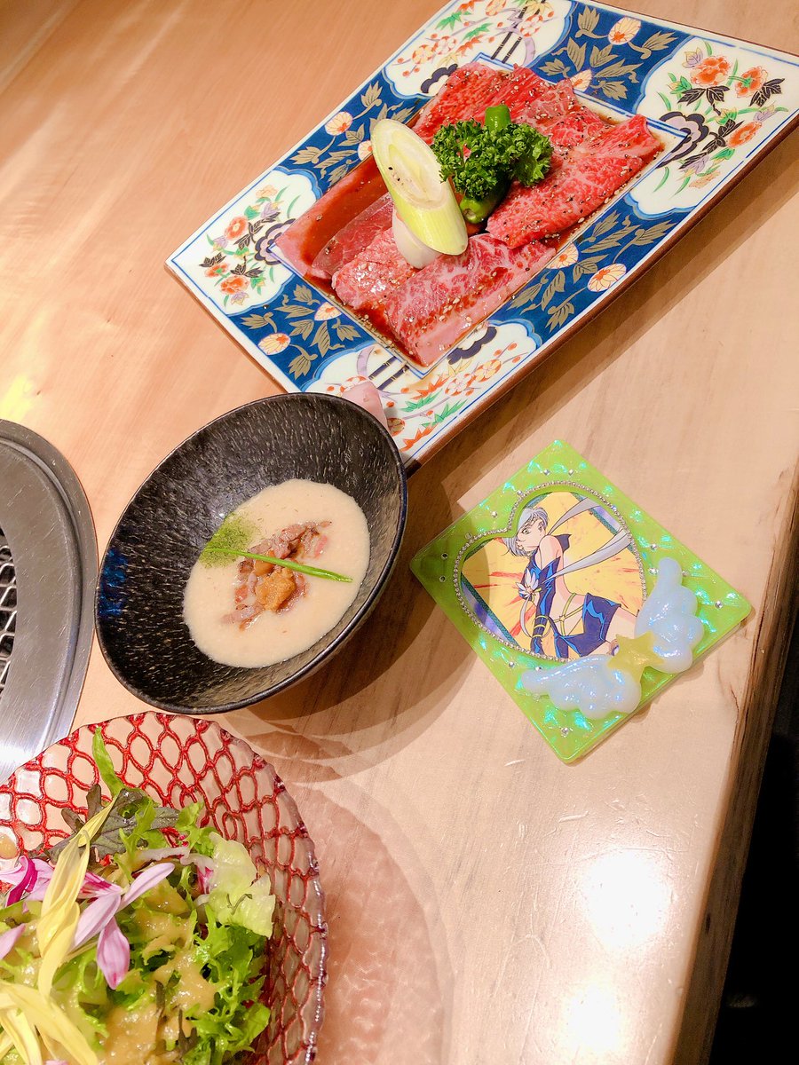 「あるちゃんと焼肉してからのデパコスデートしてきた!!とっても楽しかった〜!! 」|ぱるめそ🌈のイラスト