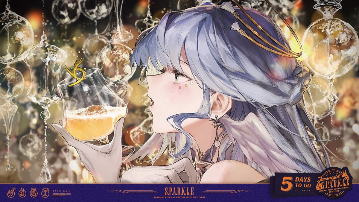 5 days before S.P.A.R.K.L.E A Star Rail Jazznight.

Iris Cosmopolitan is the divine nectar of the Dreamchasers. It represents hope, courage, and the fulfillment of dreams.

A big thanks to the creator @kurii89800727

#SPARKLEJazznight #HonkaiStarRail #RobinHSR