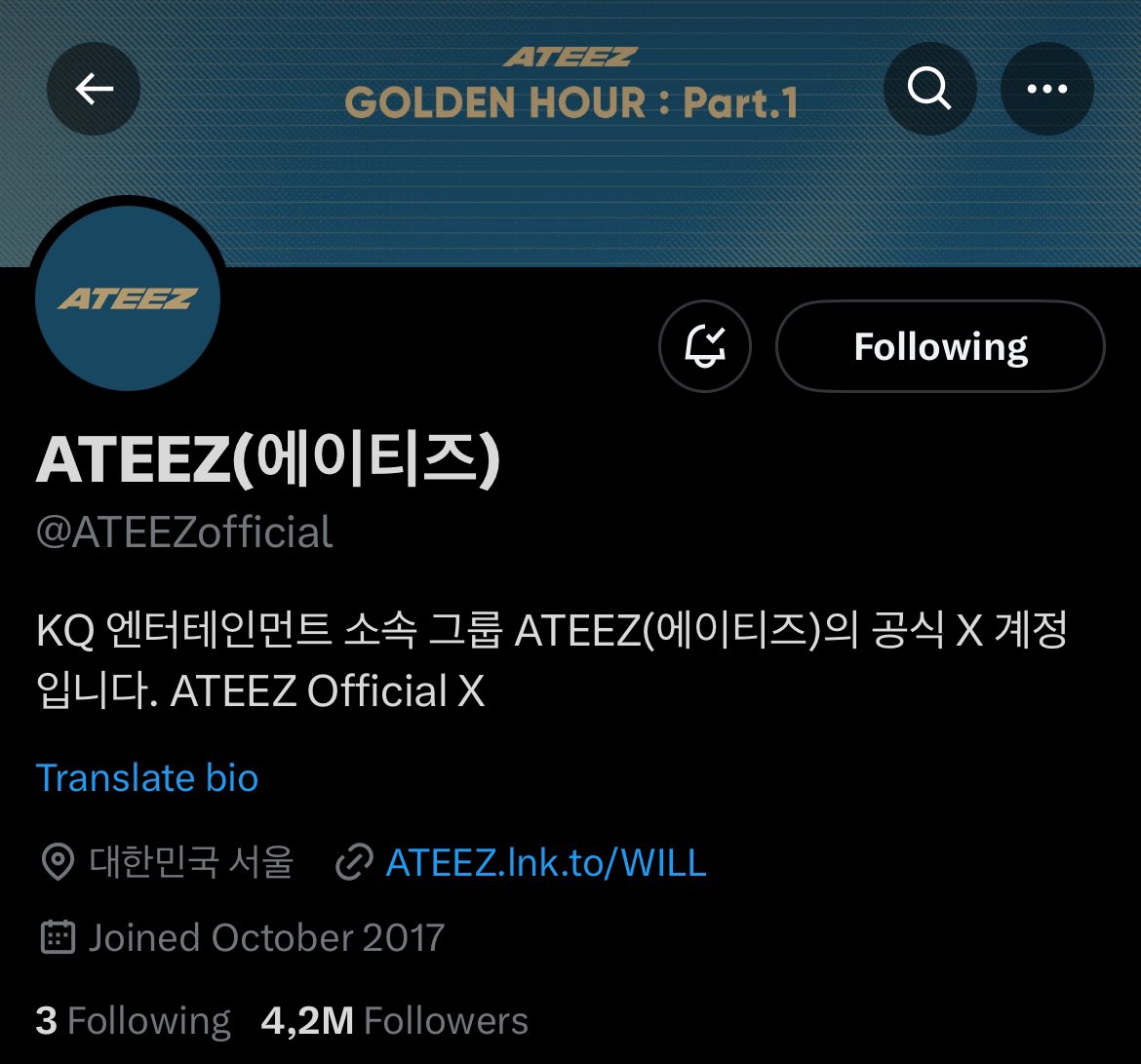 Being a big account really changed Ateez oomf