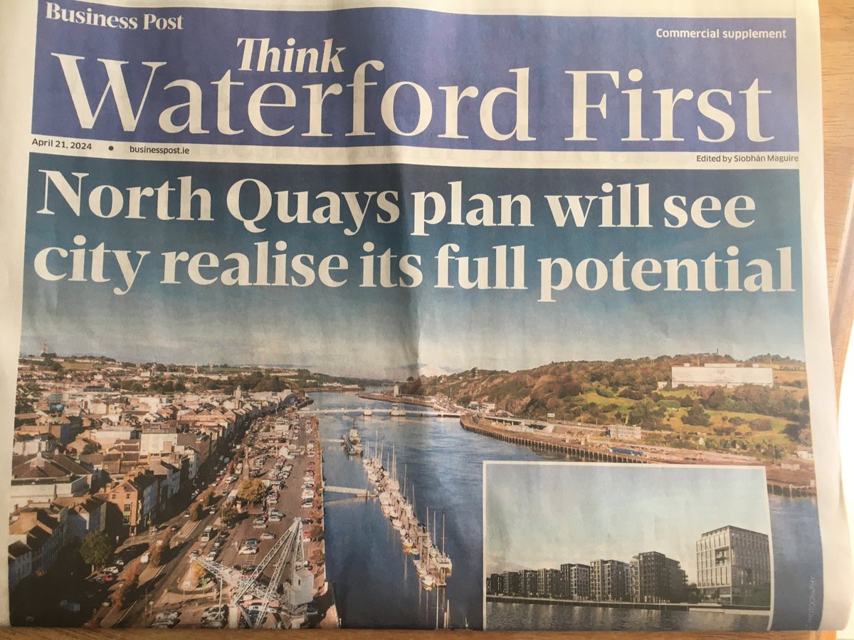 Great supplement on #Waterford in Sunday Business Post featuring @SETUIreland @WaterfordCounci @LEOWaterford @waterfordcc and others @businessposthq