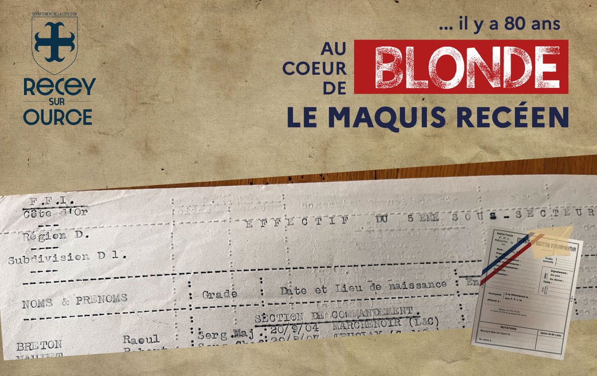 Il y a 45 ans, Raoul Breton, né à #Marchenoir disparaissait à @ReceysurOurce. Il fut un acteur majeur du maquis recéen. Ses archives personnelles, confiées à un habitant à son décès ont été remises à la mairie. Son rôle sera mis en lumière lors de la Journée de la Résistance.