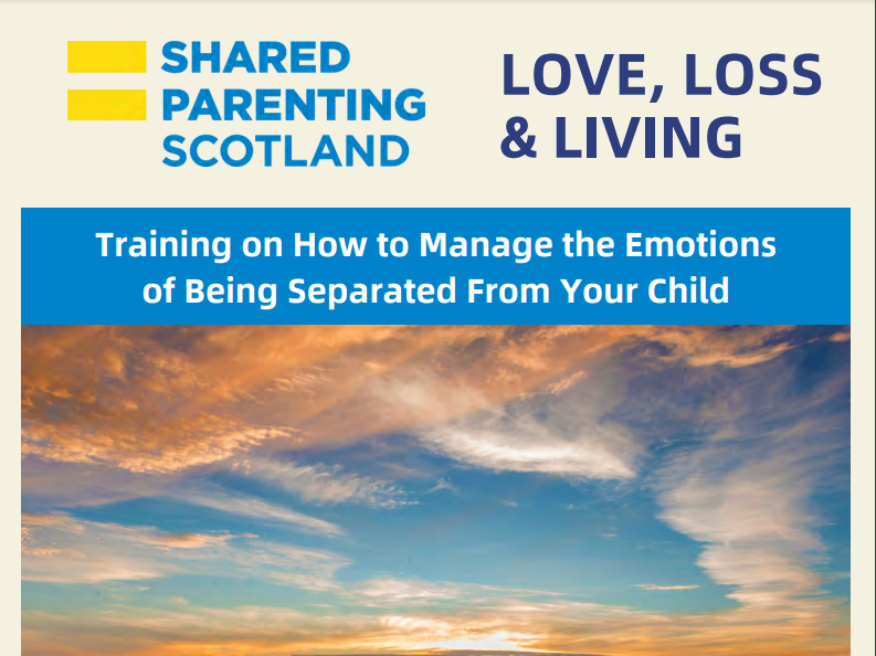 Are you a dad currently separated from your child? 'Love, Loss, and Living' training from @SharedParentSco helps you understand and manage the grief you're experiencing with their free online six week course!💜 Sign Up Now: lovelossandliving.uk