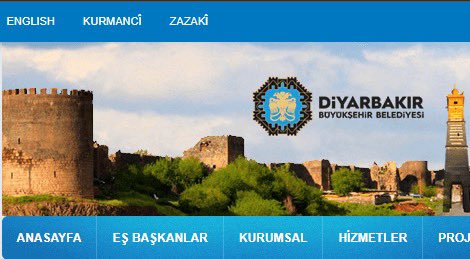 'Diyarbakır Belediyesi'nin resmi internet sitesinde, seçimleri Dem Partisi'nin kazanmasının ardından Türk bayrağının kaldırıldığı ortaya çıktı.'