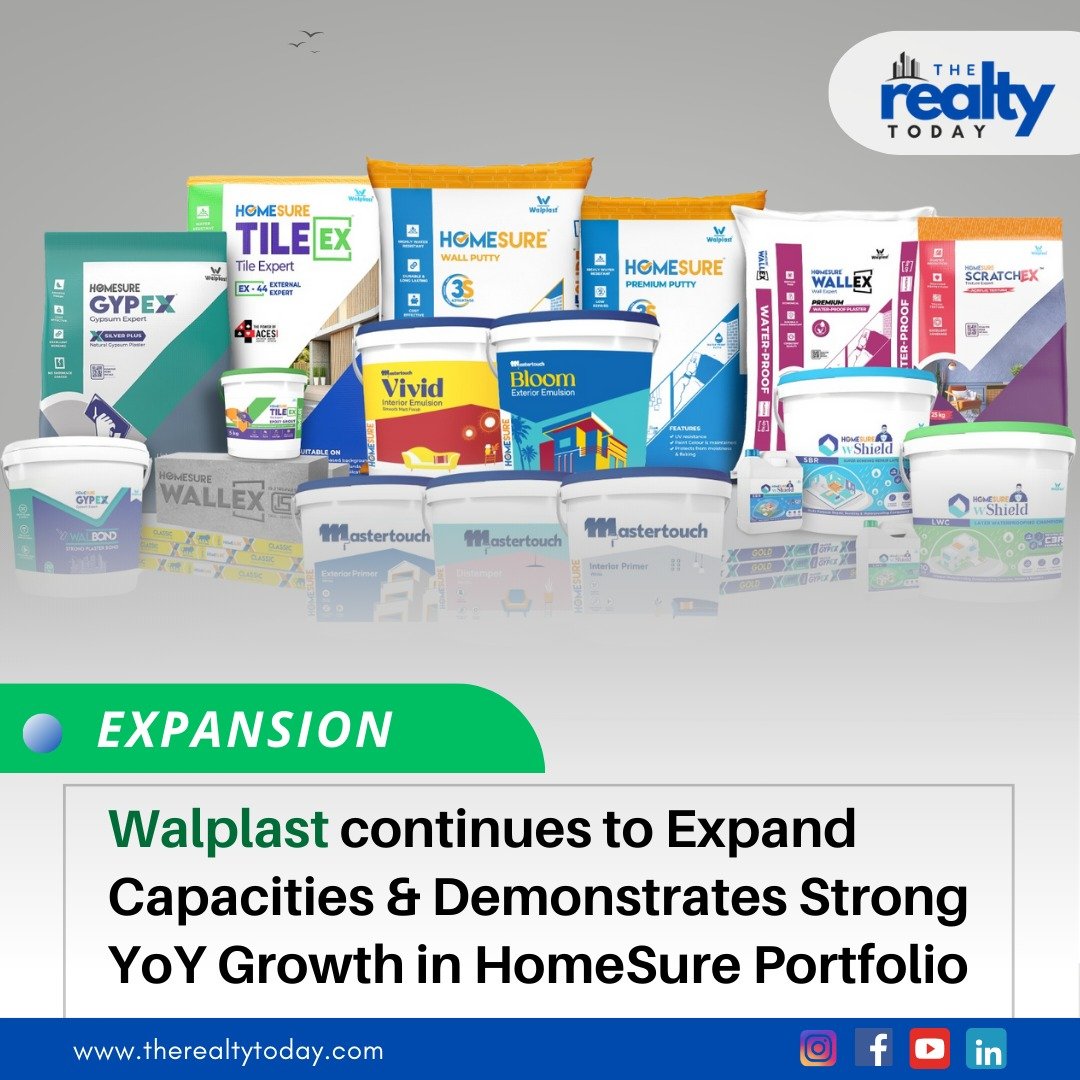 Walplast Products Pvt. Ltd. expands its manufacturing capacity with two new plants in Chennai and Perundurai, Tamil Nadu, focusing on White Products. With capacities of 150,000 and 180,000 metric tonnes per annum respectively the move strengthens its market presence in the South.