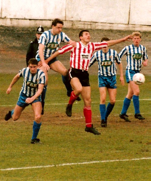 Halifax Town vs Lincoln City, 29/04/1989. 📷Keith Middleton