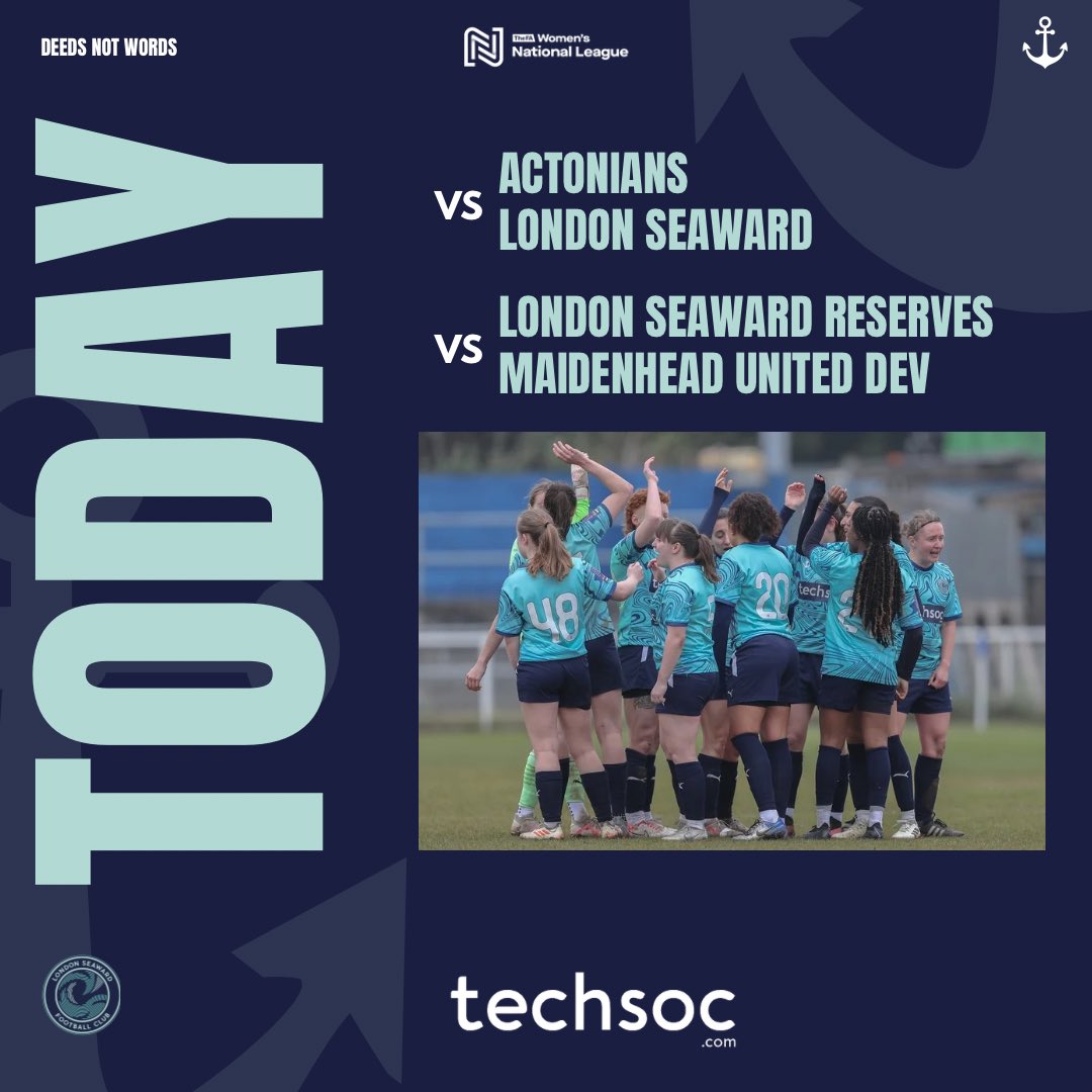 ⚓️ GAMEDAY ⚓️
 
Your Anchors have arrived at Rectory Park ready for their game away to Actonians while our Reserves are all set to take on Maidenhead in their last game of the season at Oakside!

#LSFC #ComeOnYouAnchors #AnchorArmy #FAWNL