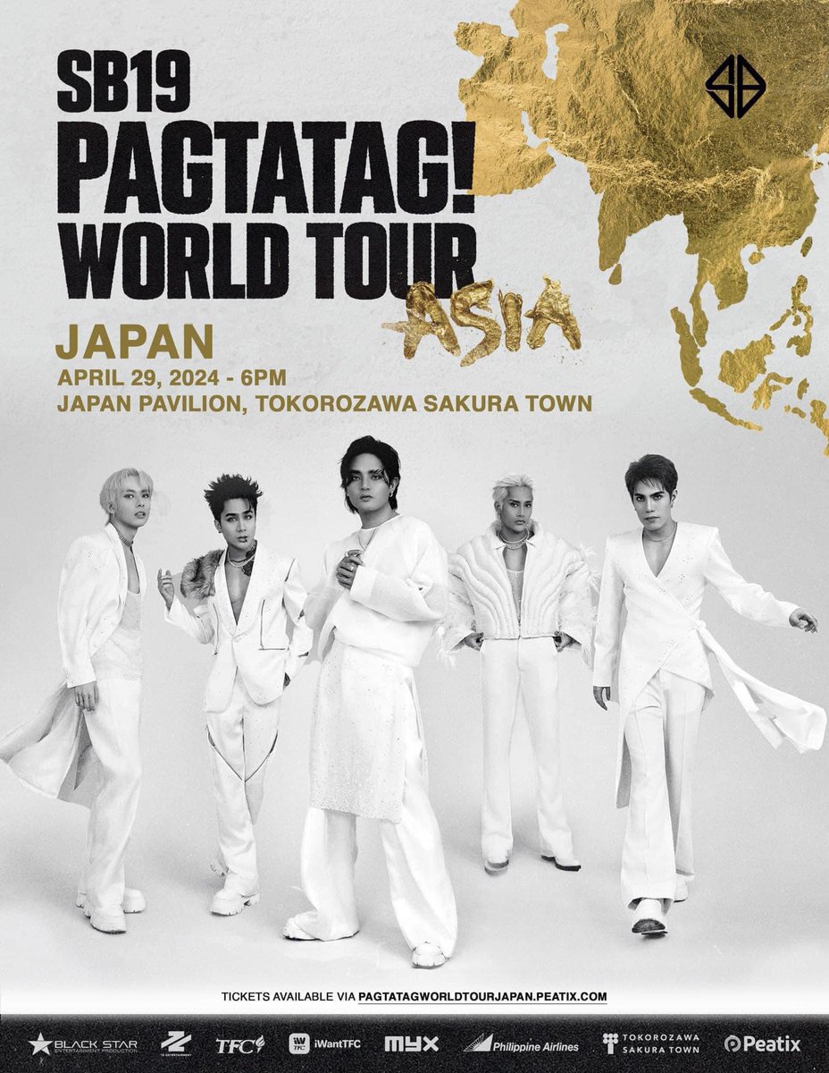 ajitame_asia's tweet photo. SB19の初来日公演まであと8日🤯
歴史的な瞬間を一緒に過ごしましょう！

📅4月29日(月・祝)
📍ところざわサクラタウン パビリオンホールA
⏰18時～

チケット購入はこちらから
https://t.co/DRjrQsyeke https://t.co/CpaQX9cj2S