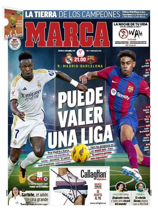 Le Clasico est a vivre en direct <a href="/cplussportafr/">CANAL+ SPORT Afrique</a>. Un match pour le titre🔥🔥🔥🇪🇦
#LeGrandMatch avec <a href="/salimbaungally/">Salim Baungally 🇫🇷🇲🇺</a> <a href="/romhussonnois/">Romain Hussonnois</a> <a href="/KanteCedric/">Cédric Kanté</a>