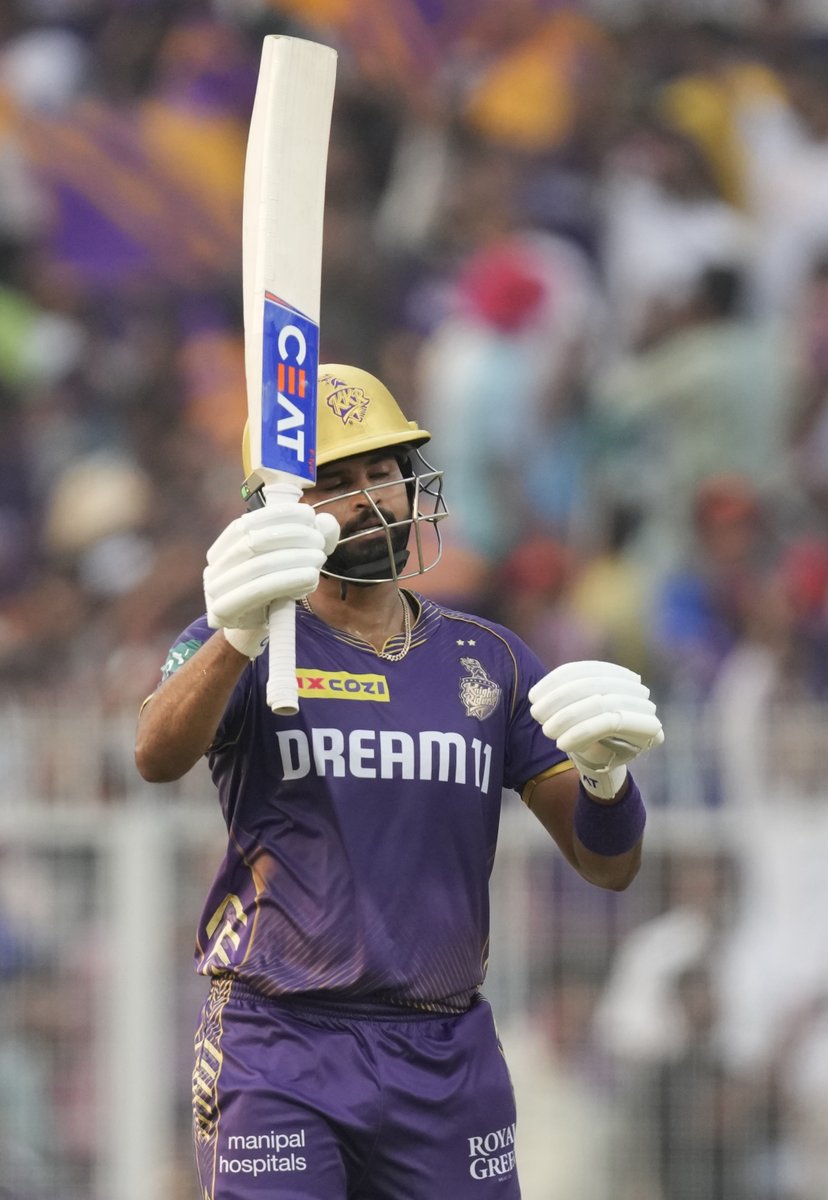 50 and out for Shreyas Iyer, but KKR have put 200+ once again. KKR: 222/6 in 20 overs @NewIndianXpress #TATAIPL2024 #KKRvRCB