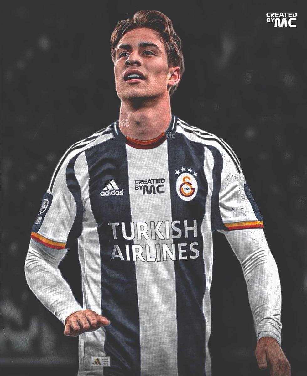 Yüz göz olduk, yâr seninle. Sözümüzü esirgemez olduk. Kenan Yıldız x Galatasaray SK ⚪️🟡🔴 Adidas 24-25 Consept Striped Away Shirt kit: @TamParcali