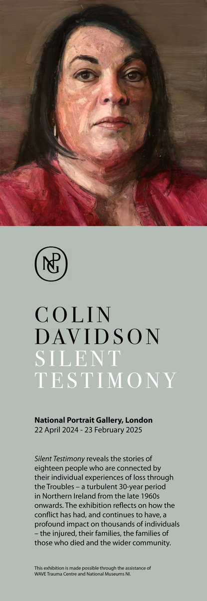#silenttestimony @colin_davidson 's powerful exhibition @NPGLondon from tomorrow