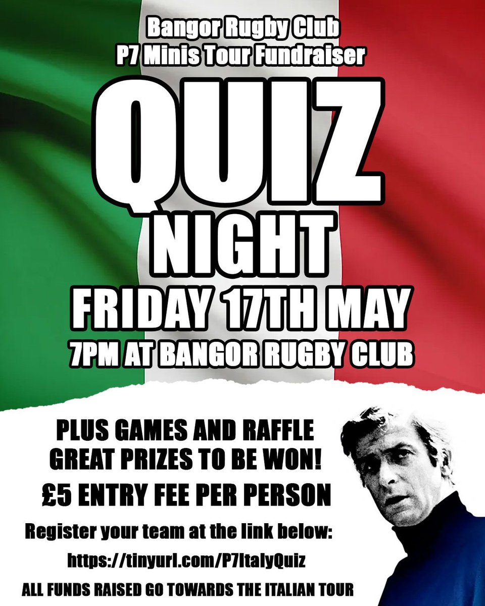 DATE FOR YOUR DIARY! This is always a brilliant night full of craic and it’s excellent to be supporting our P7’s Mini section for their end of year tour! We will see you there! Register your team below!👇 form.jotform.com/222865280198060