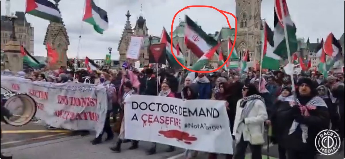 #IRGCterrorists‌‌ supporters out in the open in Ottawa, Canada. These people aren’t even Iranian, yet they’re cheering on a brutal Islamofascist dictatorship that murders Iranians and has called a jihad on western civilization.