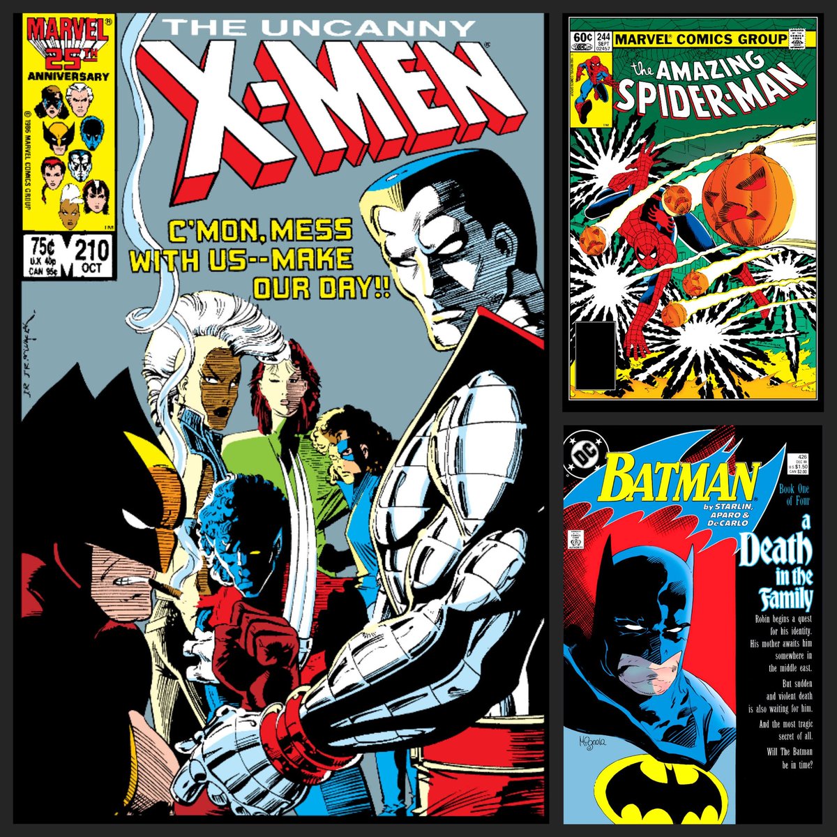 Some Sunday morning comics reading. 

#xmen #batman #spiderman #reading #comic #comicbooks #comics #marvel #dc #dccomics #classiccomics #retro #retrocomics #readingcomics #80scomics