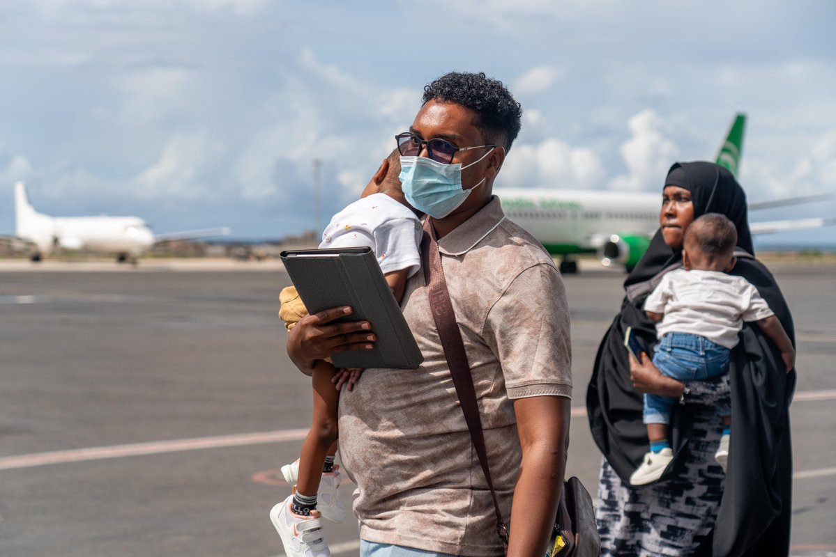 Italy in Somalia (@italyinsomalia) on Twitter photo A first group of Somali minors with heart diseases who will be cured in Italy departed from Mogadishu.
The initiative was realised by the Italian NGO GRT, the association of the Somali community of "Mother and Child Care", Niguarda Hospital, the Lombardy Region and <a href="/hsfsomalia/">Hormuud Salaam Foundation</a>. A first group of Somali minors with heart diseases who will be cured in Italy departed from Mogadishu.
The initiative was realised by the Italian NGO GRT, the association of the Somali community of "Mother and Child Care", Niguarda Hospital, the Lombardy Region and <a href="/hsfsomalia/">Hormuud Salaam Foundation</a>.
