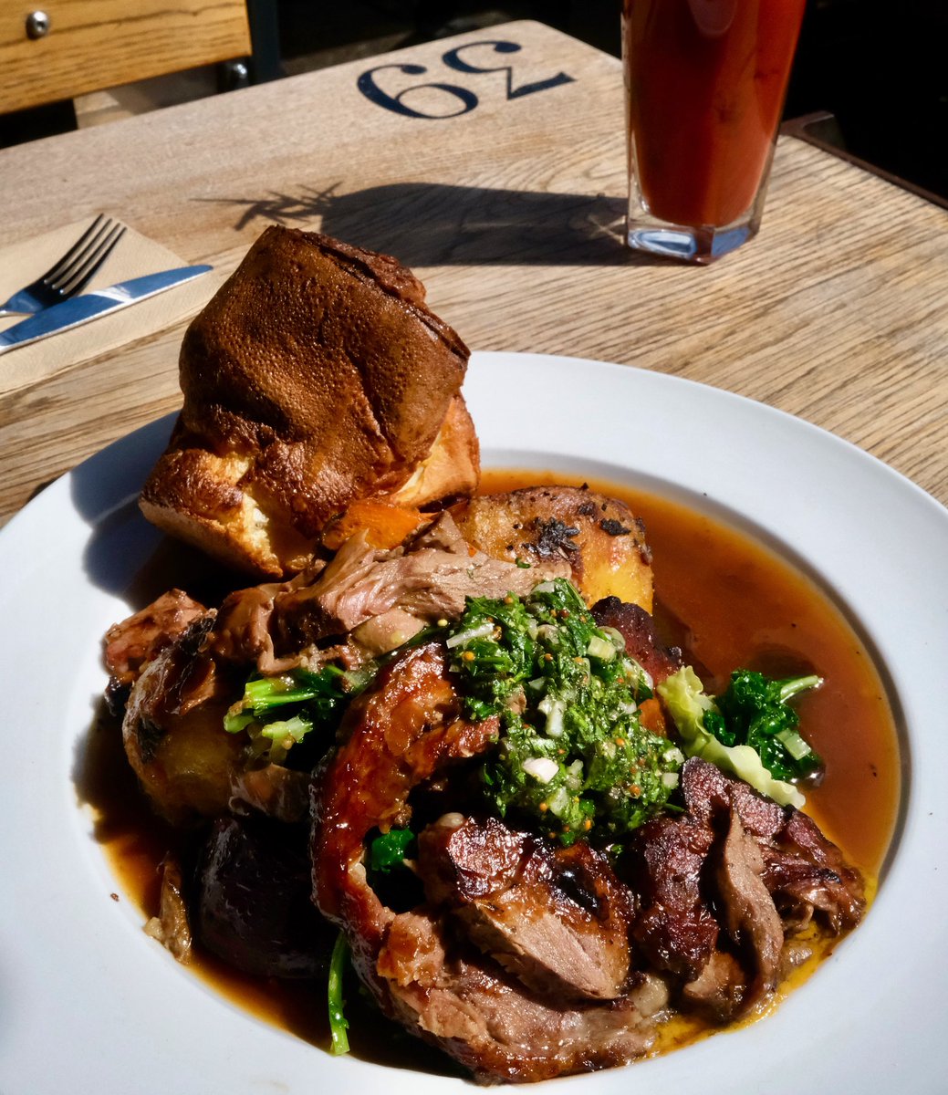 Slow cooked Somerset lamb w/ salsa verde