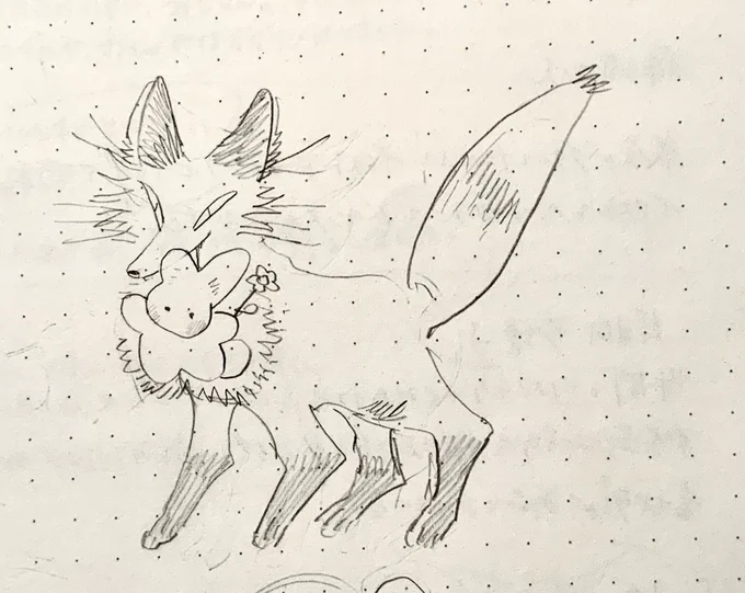 一番最初に描いた時のやつが出てきました。きつねさん美形になったね うさぎはちんちくりんが加速してるね 