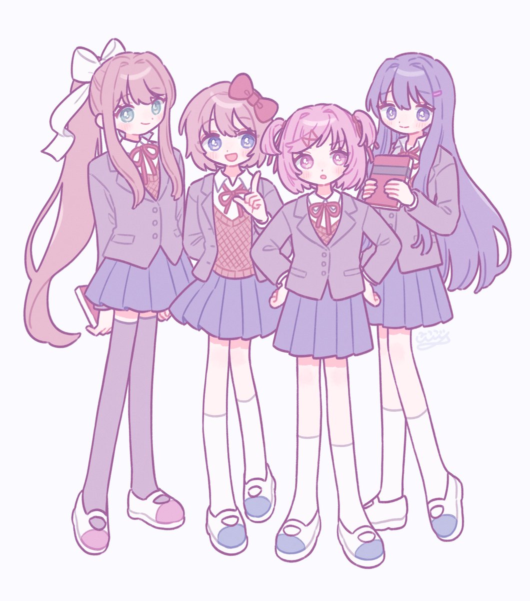 ⑨① literature club🎀 #100日チャレンジ #ドキドキ文芸部 #DDLC