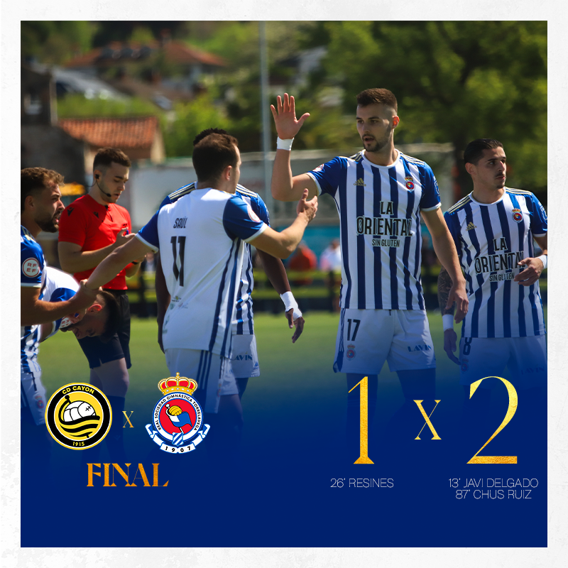 RS Gimnástica de Torrelavega (@rsgimnastica) on Twitter photo ⏹️ ¡¡FINAL EN SARÓN!! ¡¡TRIUNFO BLANQUIAZUL!! ¡¡VICTORIA DE LA GIMNÁSTICA!!
<a href="/CDCayon/">Club Deportivo Cayón</a> 1 - 2 #RSGimnastica
#UnoDeLosNuestros #SegundaFederacion ⏹️ ¡¡FINAL EN SARÓN!! ¡¡TRIUNFO BLANQUIAZUL!! ¡¡VICTORIA DE LA GIMNÁSTICA!!
<a href="/CDCayon/">Club Deportivo Cayón</a> 1 - 2 #RSGimnastica
#UnoDeLosNuestros #SegundaFederacion