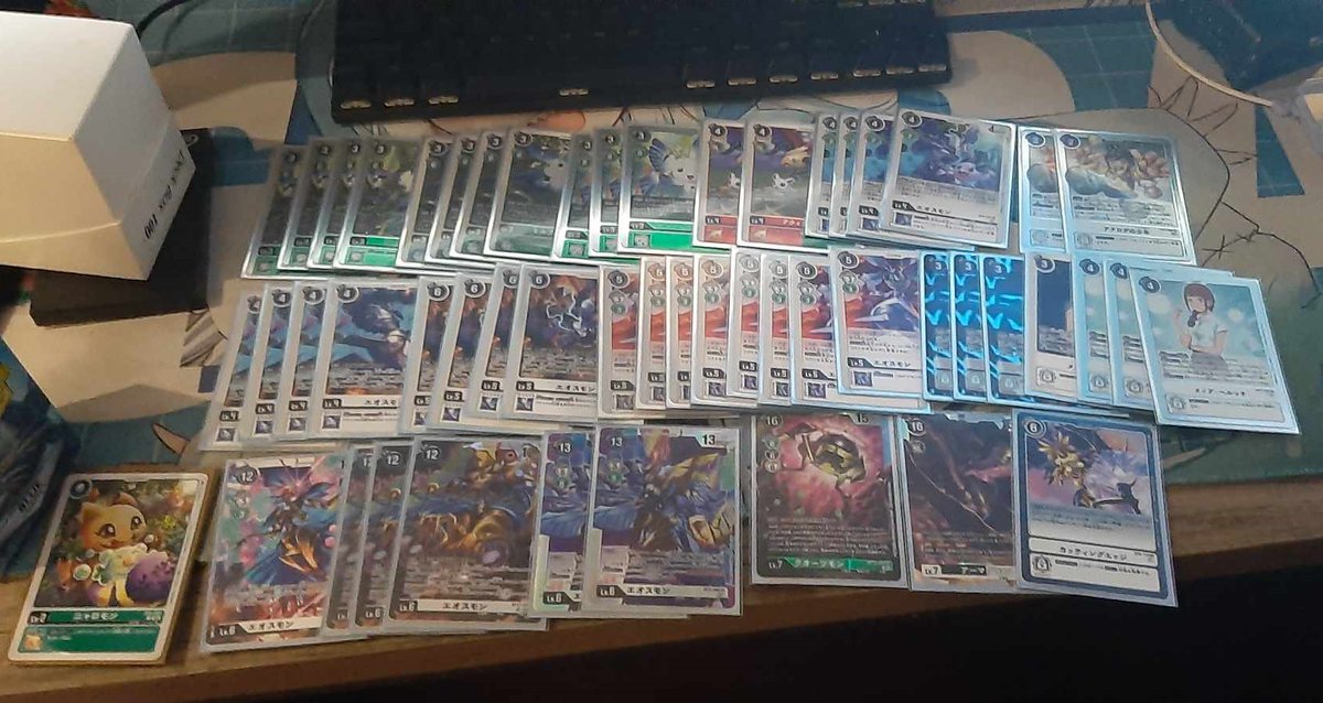 1st Draft of the Eosmon deck I've been cookin' P2L Tamer Battle Blue Flare O Red Hybrid X Jellymon O Megazoo O Details of matches in replies. #デジモン #デジカ #デジモンカードゲーム #デジモンカード #Digimon #Digimonmeta #dtcg #digimoncardgame #DigimonTCGPhilippines