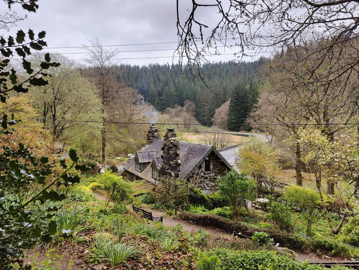 Short walk today along the Snowdonia Slate Trail from Betws-y-Coed to Tŷ Hyll for a cuppa following the afon Llugwy past Swallow Falls. Wonderful!