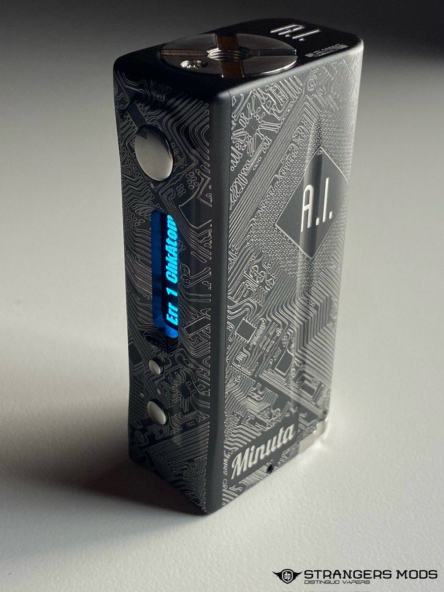 MINUTA A.I. 
LIMITED EDITION
Dicodes FL80
# 1/9
by STRANGERS MODS

m.facebook.com/groups/9708816…

strangersmods.com

#vape #vapers #vapes #mods #esig
#worldwidevape 
#vapecommuninity 
#svapo #vapelove #svapoitalia #vapinglife #vapefam #vaping #BoxMod #sidebyside #boro