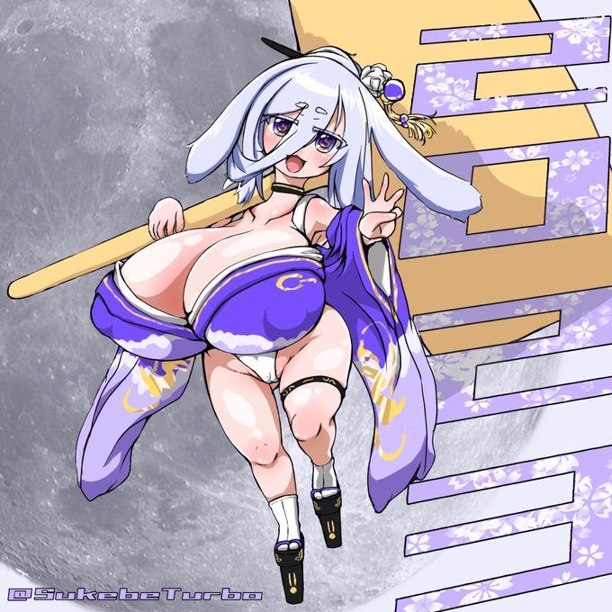 こちらは股にしかバニー要素なくてタグ付けれなかったうさぎ 