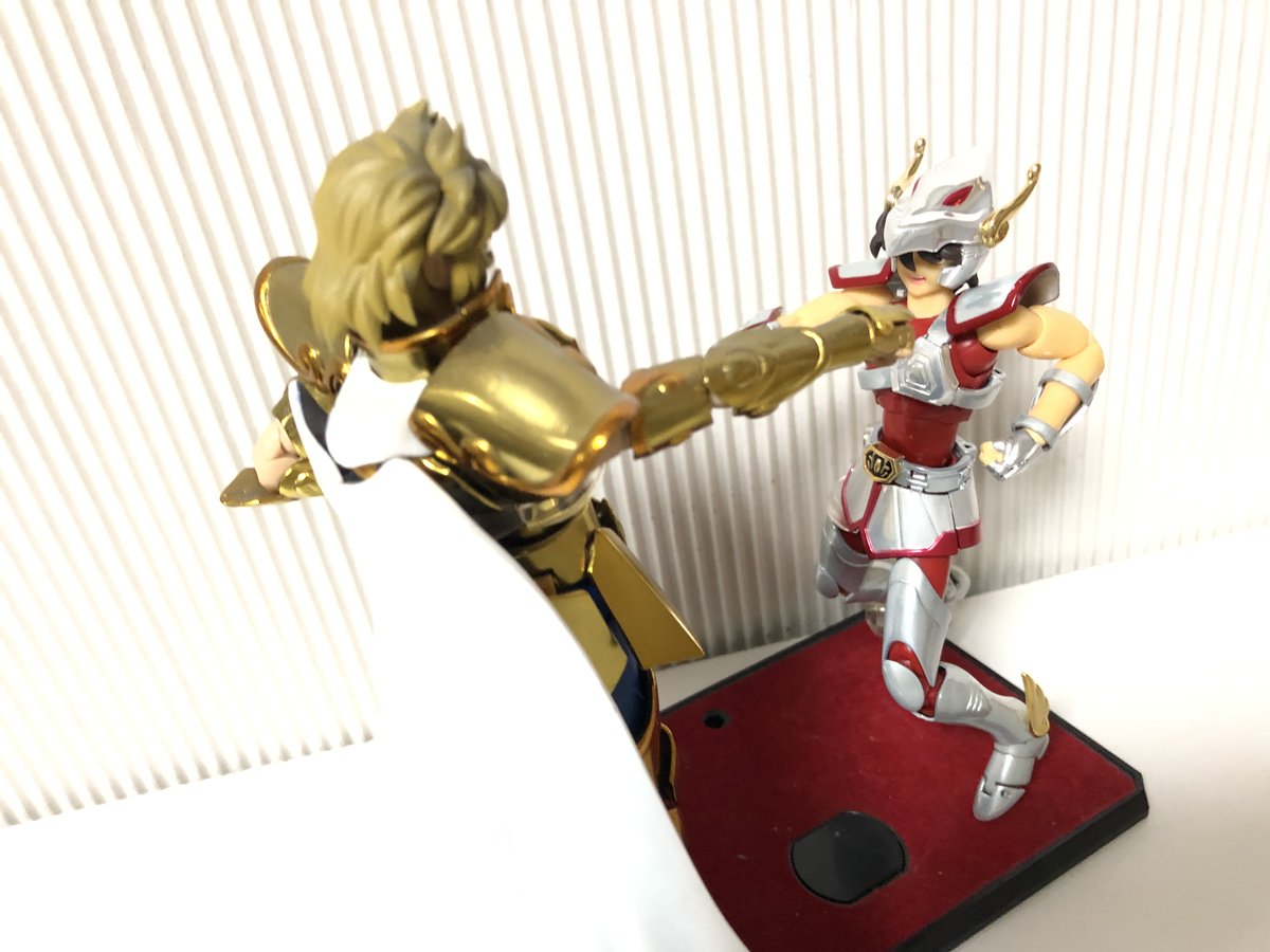 kurukuruone1's tweet photo. 20th Anniversary Ver.の星矢とEXアイオリア。
#聖闘士聖衣神話 #SaintClothMyth #聖闘士星矢 https://t.co/E3cpsaTu2a