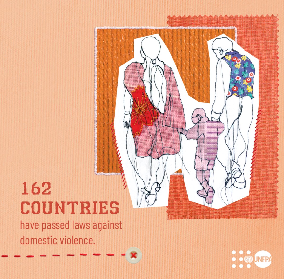 In 2017, #Ukraine adopted the Law 'On Preventing and Combating Domestic Violence'. Thanks to UNFPA, Ukraine has been expanding its network of support services for survivors, especially for the most vulnerable in times of war. #ThreadsOfHope: unf.pa/toh