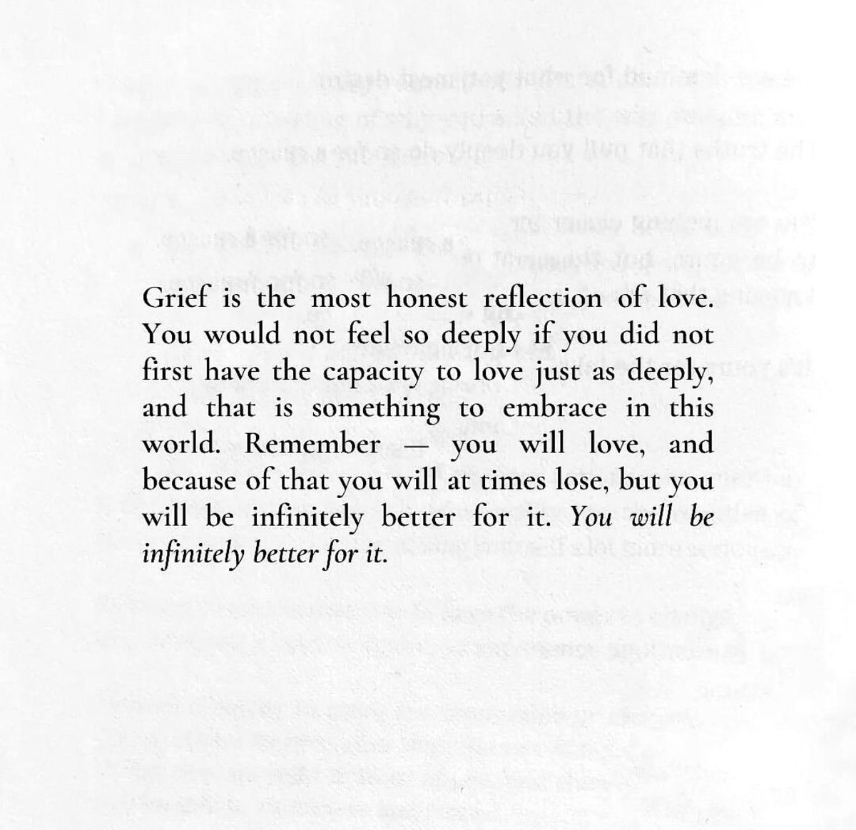 Remember - you will love, and because of that you will at times lose, but you will be infinitely better for it. Words by Bianca Sparacino find her books by following the link in our bio ❤️