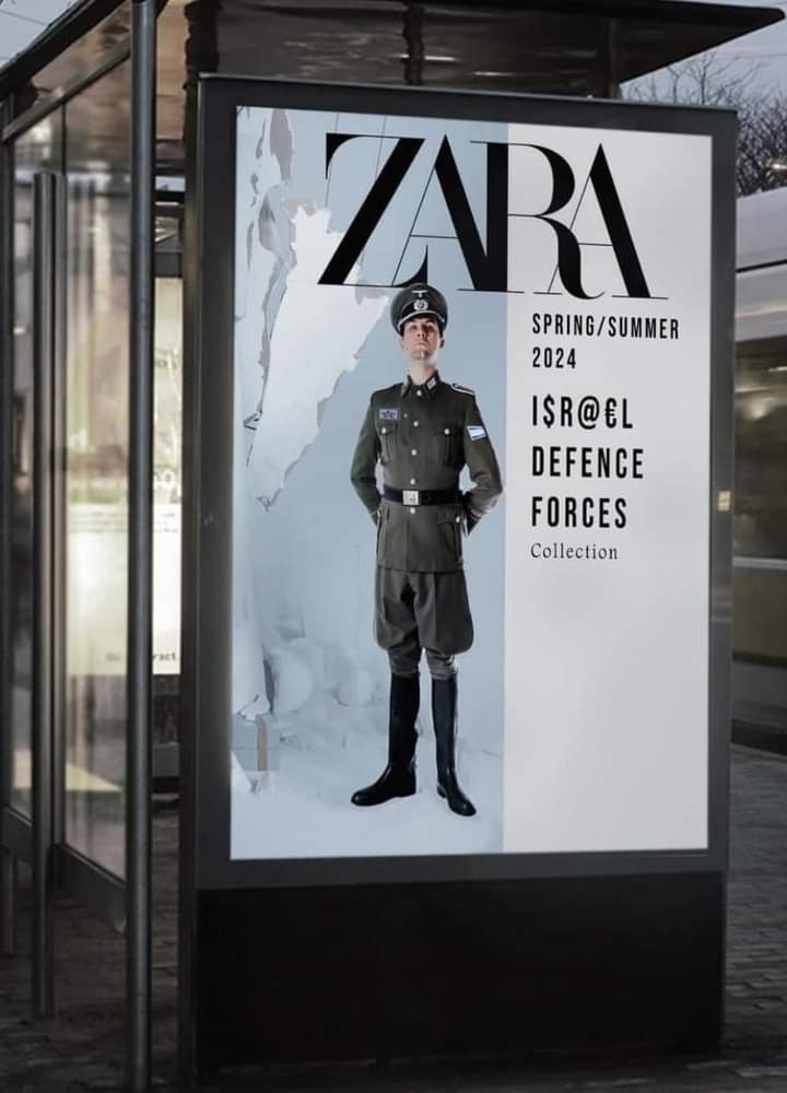 Zara is part of killing machine

@ZARA #boycottzaraforever 

#FreePalestineFromZionists 
#freegazza