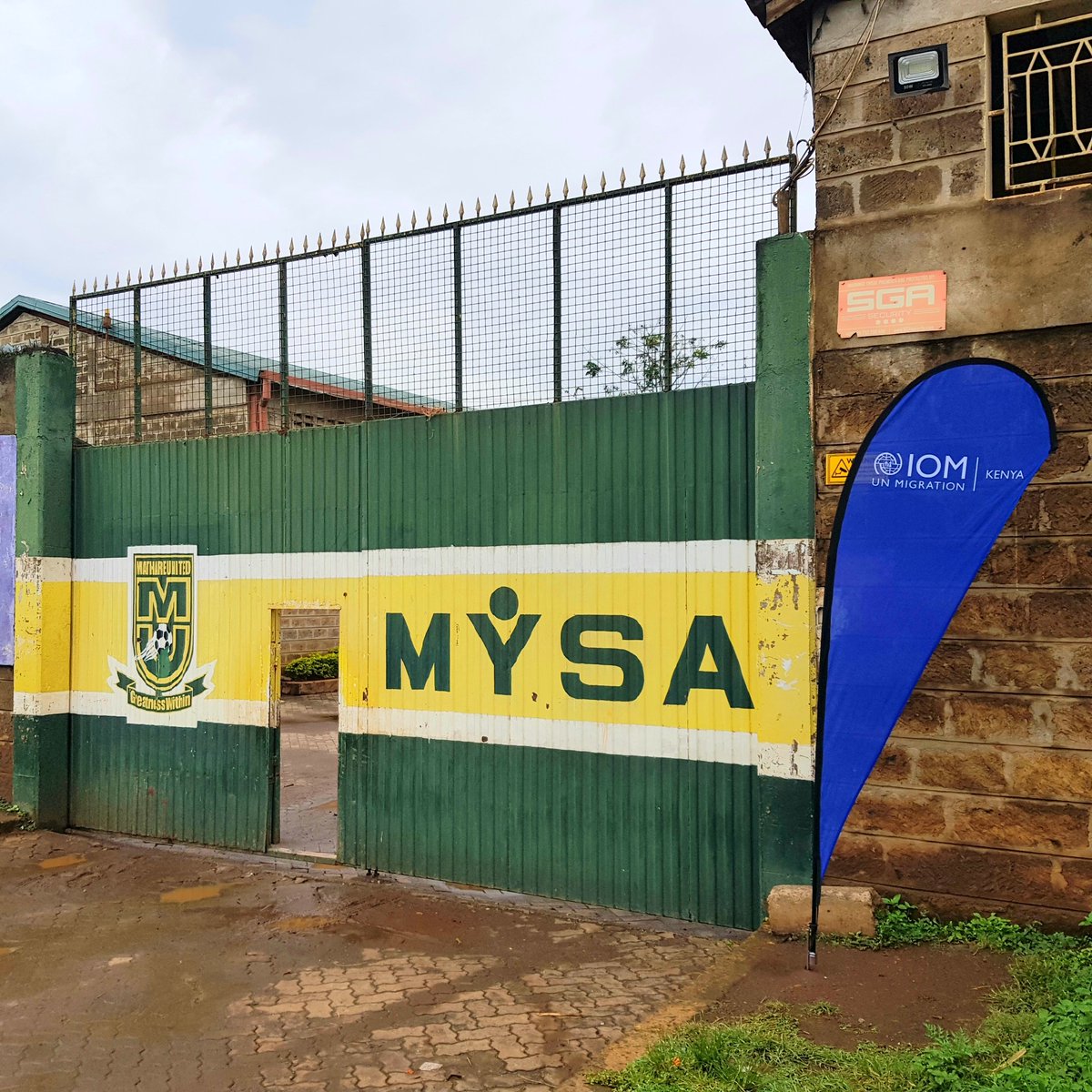 Today, in partnership with @IOMKenya we will be hosting @Mo_Farah, the first IOM Global Goodwill Ambassador as we launch the first MYSA digital Hub at MYSA Offices. @Mo_Farah will also take part in the inclusive 7-aside Immigrants tournament. #MYSA2087 #Score4Migration
