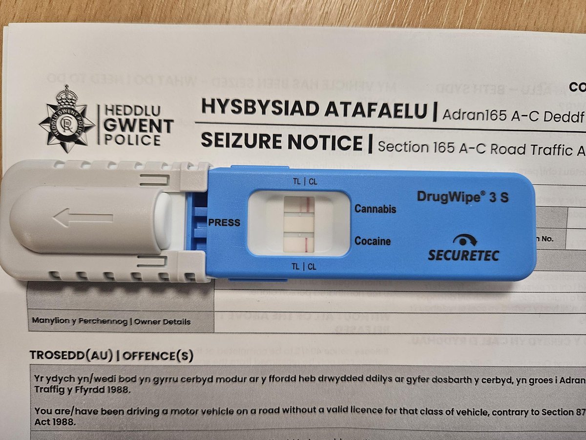 East Neighbourhood Officers seized an uninsured vehicle in Alway yesterday. 

The driver provided a positive drug wipe for cannabis. Vehicle seized, driver arrested. 

#ProtectAndReassure #CommunityPolicing #PC2256