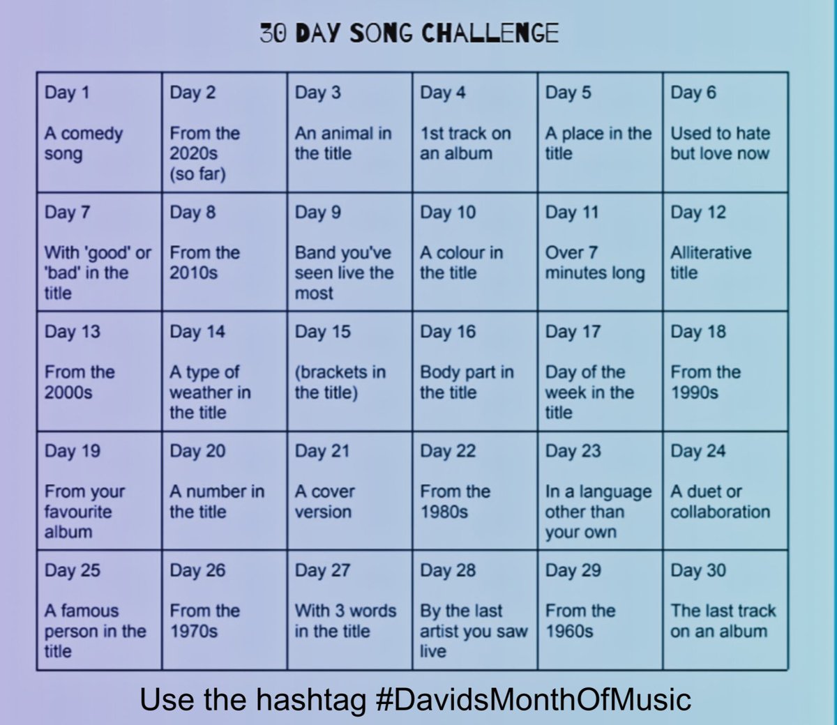 Day 21: a cover #DavidsMonthofMusic Incubus - Still Not A Player (Big Pun Cover) youtu.be/WVSEPirUPB4?si… via @YouTube