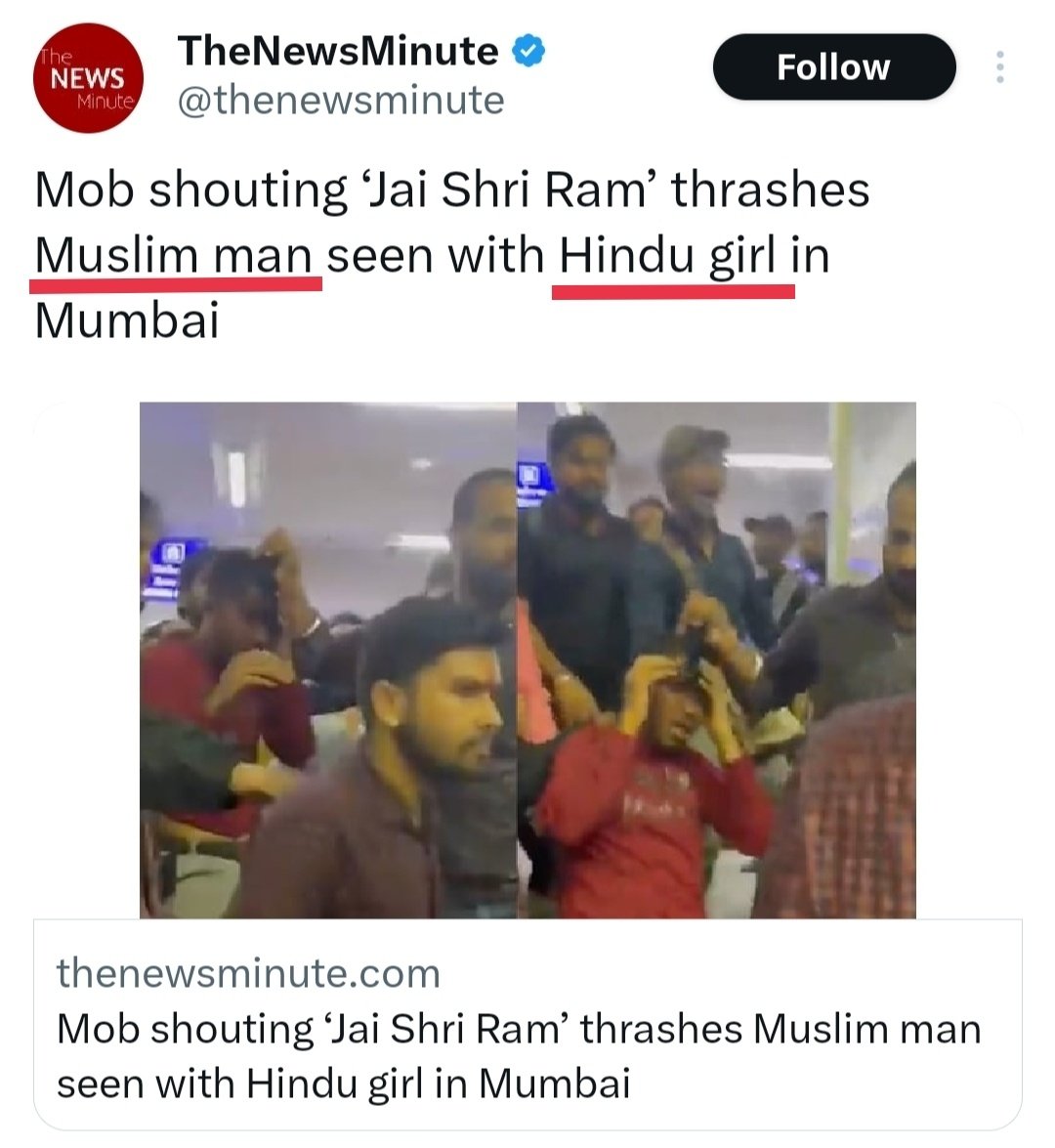 The propaganda news website @thenewsminute deliberately omitted the name of the accused because mentioning 'Fayaz' would have endangered secularism.