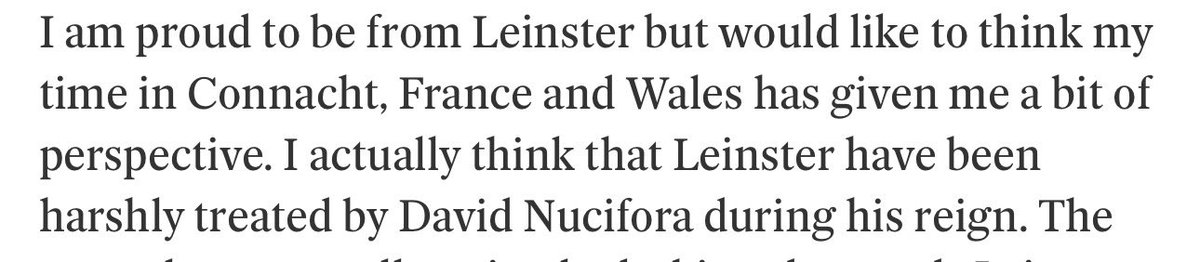 Here’s @bernardjackman dropping truth bombs this morning and saying what we’re all thinking: Leinster have been consistently screwed over to benefit the other provinces. independent.ie/sport/rugby/be…