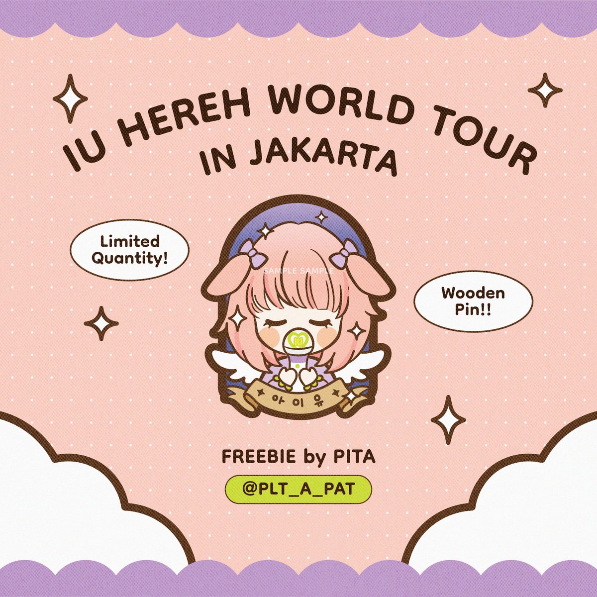 PlT_A_PAT's tweet photo. ( Shares are appreciated! )

#HEREH_WORLD_TOUR_IN_JAKARTA FREEBIE by  @PlT_A_PAT

📅 Saturday, 04.27.24 (DAY 1)
📍 ICE BSD
⏰👕 TBA

Rules
🩵 RT &amp; like this tweet
🩷 Say hi and ask nicely*
💛 DON'T sell/throw them away
🧡 Trades are welcome!

*one person gets one! #IUinJakarta https://t.co/Or67RHRwG7