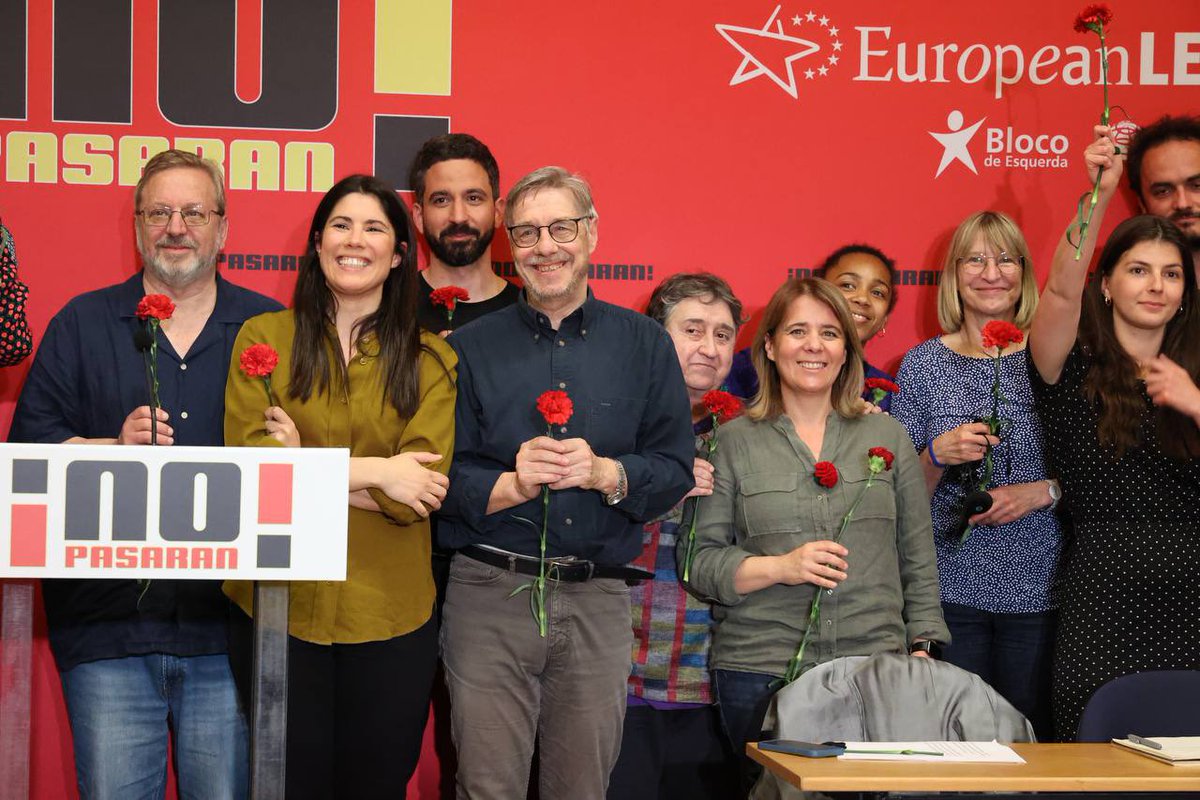 Em Lisboa, por estes dias, junta-se à esquerda europeia. Celebra-se abril, constrói-se alternativa, afirma-se uma certeza: No Passaran #25deabril #nopassaran #europeanleft