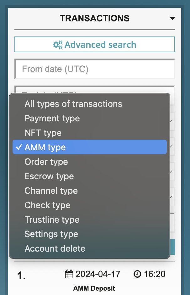 We are always delighted to fulfill our users' requests and meet their expectations. ✅ AMM type is now available in Advanced Search on bithomp.com/explorer/. Happy to serve the #XRPLCommunity. 🫡 #XRPLedger