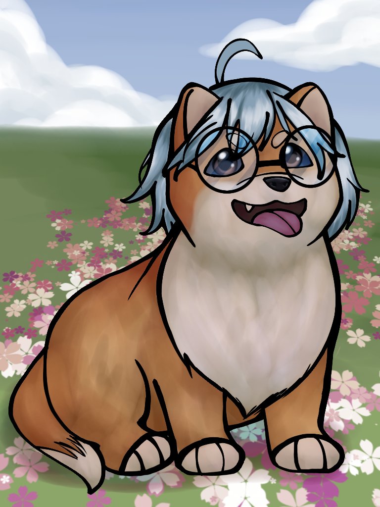 AkiuraAnimation's tweet photo. Hace poco dibuje a un @NitoyaNito como un perrito . . . Se suponía que era corgi, pero parece mas shiba XD

Ahh pero cuando intentaba dibujar shibas no me salían y parecían más a un gato 🤡 https://t.co/DIH1WNOJZ6
