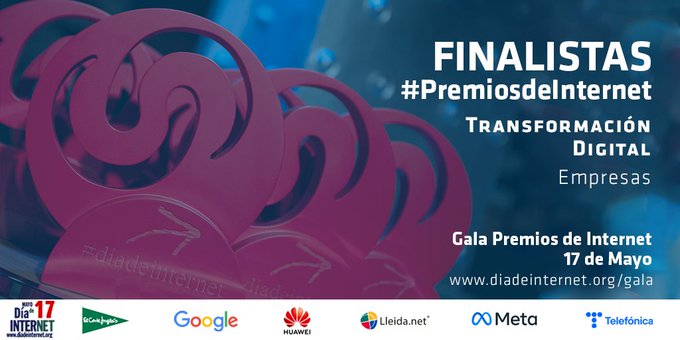 Finalistas #PremiosdeInternet 2024
Transformación Digital – Empresas:

@cyberbrainers  - CyberBrainers
 @BQEducacion - SmartBooqs
 @Neoris_esp       - We Are Neos

17 Mayo – Gala Premios de Internet
Síguela: diadeinternet.org/gala
#ddi2024 #diadeinternet #premiosdeinternet