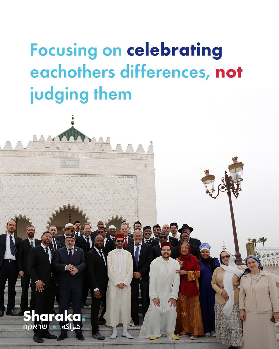 When we focus on celebrating our differences rather then judging them - we are one step closer to peace 🕊️ #abrahamaccords #sharaka #weallwantpeace