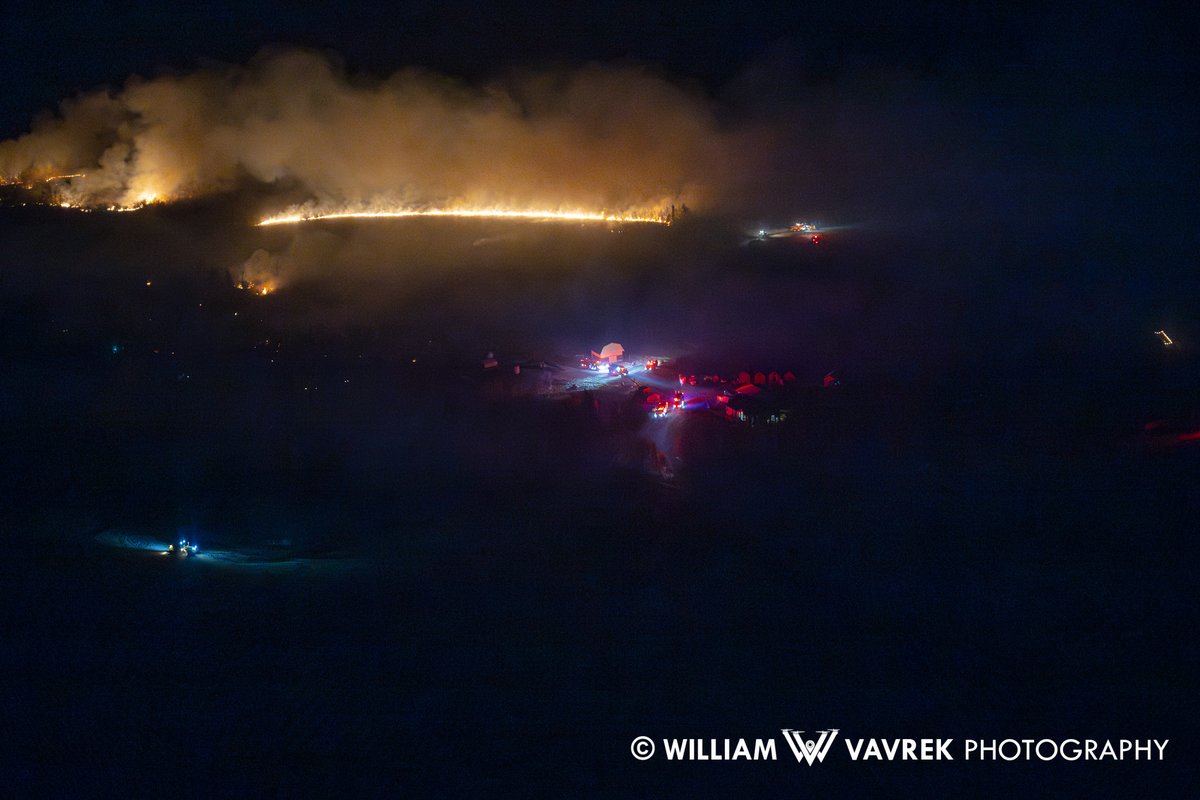 williamvavrek's tweet photo. County of Grande Prairie Regional Fire Service continues to work on a large brush fire from Township Road 730 to 732 and Range Road 53 to 54.  The public is asked to avoid the area at this time #gpab #countyofgp https://t.co/WJQB4tsu5o