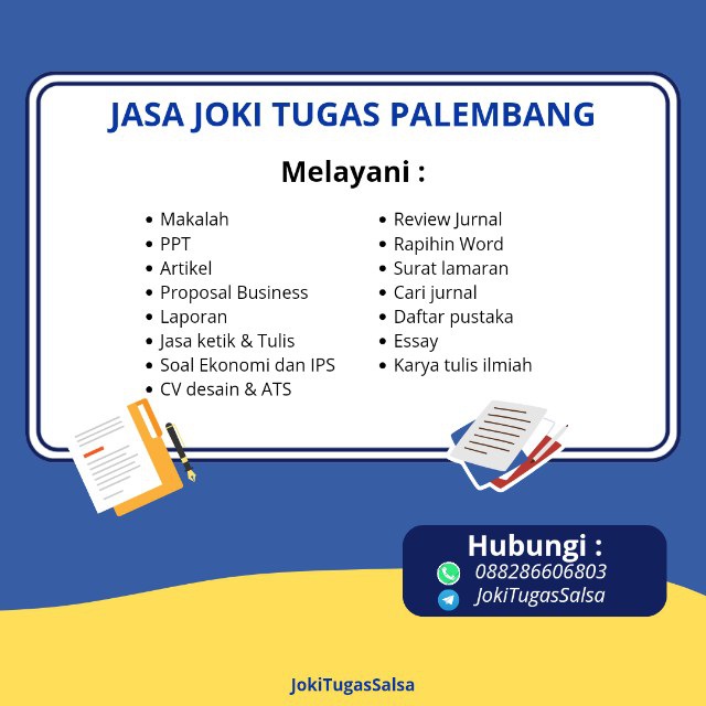 Cariapayakak1's tweet photo. Hallo all 👐
Lagi pusing ya sm tugas"nya? Atau g phm sama pelajarannya? Joki tugas kuy solusinya 😊
Dan kabar baiknya sekarang lagi ada promo nih 😍
Yuk segera hubungi nomor di bawah ini :
https://t.co/yo8H2NZAQa
#jokitugas #kulia #sekolah #cuan #jokitugasmurah #jokitugaskuliah https://t.co/hjgogLilb9
