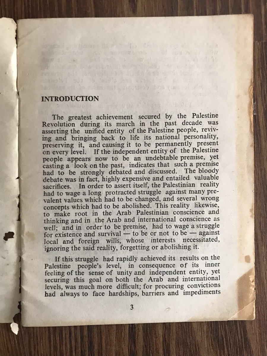 Found this monograph in my late father-in-law’s collection of books. The struggle of Palestinians has always found resonance in our part of the world. @SiddiqWahid 
#Gaza #Palestine #Kashmir