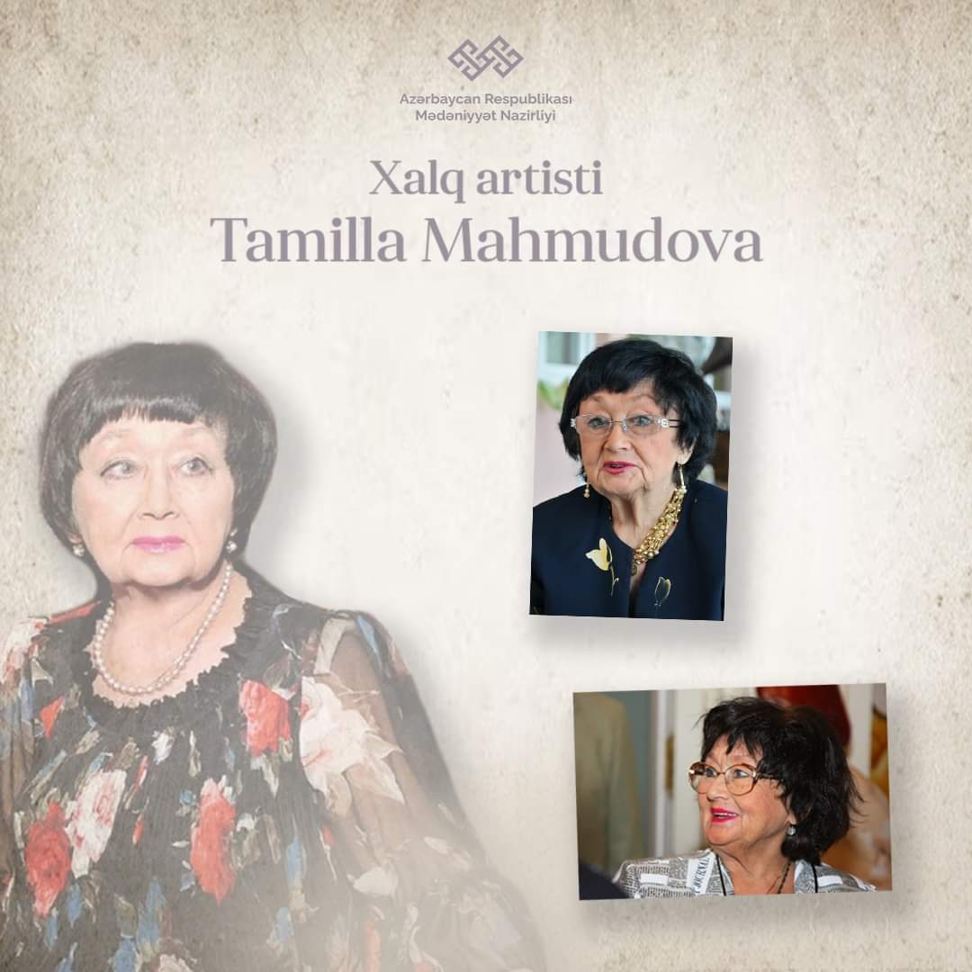 Bu gün Xalq artisti Tamilla Mahmudovanın anadan olmasının 93 ili tamam olur.
 edib.

#Azərbaycan #MədəniyyətNazirliyi #mədəniyyət #musiqi #pianoçu