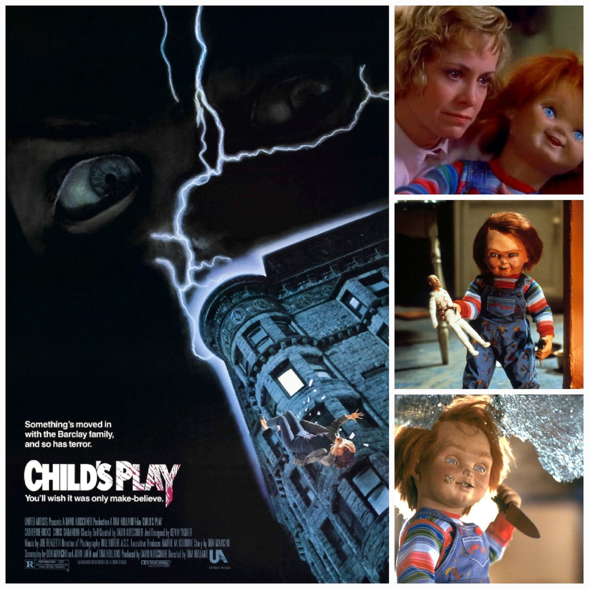 My quest to watch 80 x 80s movies continues with the creepy 80s horror, Child's Play. It still stands up really well to this day.
⭐️⭐️⭐️⭐️⭐️ 

#movie #film #retro #80s #80smovie #classicmovie #chucky #childsplay #80shorror