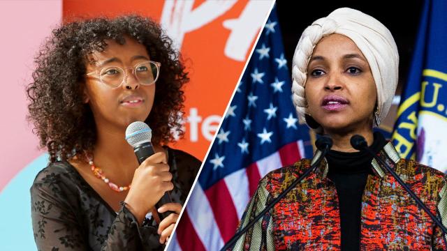 US Rep. Ilhan Omar's daughter, Isra Hirsi, was suspended by @BarnardCollege following her participation in a pro-Palestine protest at @Columbia. The event turned into a police raid, leading to arrests and controversy. #Palestine #ColumbiaProtests #IsraHirsi