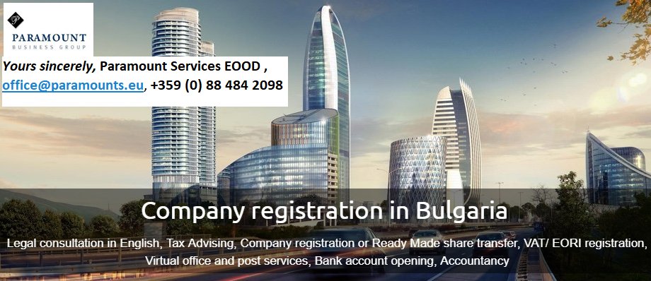 Your total tax burden will be 5%, company registered 4 working days, immediate VAT registration & IBAN @ paramounts.bg/en/accounting-…  -> your shortcut to freedom.
Hassle-free all-inclusive core accountancy service for limited companies in EU.
#Bulgaria_♥  #CompanyRegistration